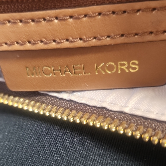 Michael Kors Dark Brown and Tan Crossbody Bag - Picture 13 of 13